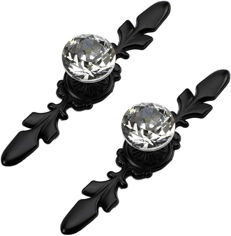 Boutons de tiroir en cristal pour moderniser un meuble de salon