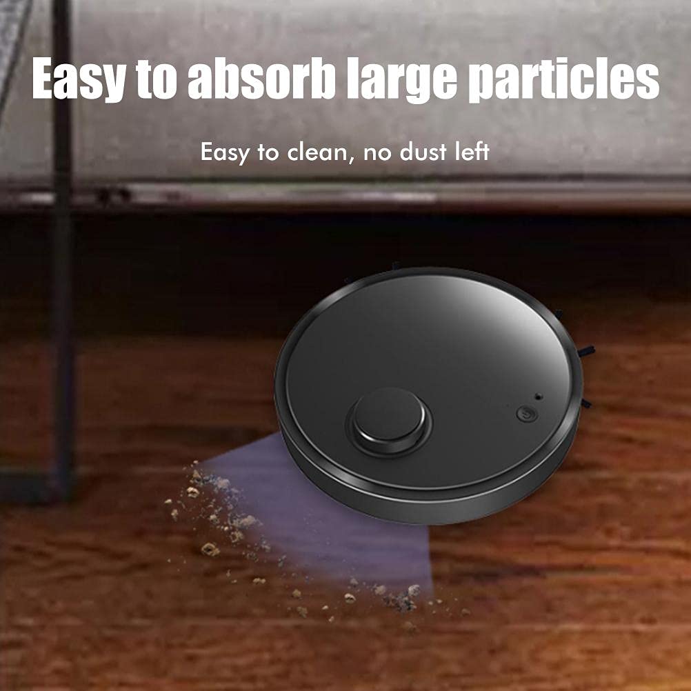 Aspirapolvere Robot, aspirapolvere robot di spazzatura, pulitore intelligente 3 in 1 con funzione di aspirazione, spazzamento e pulizia, ideale per pavimenti, di animali, tappeti