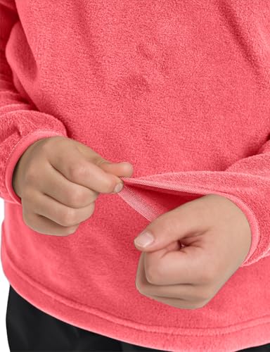 Jack Wolfskin Mädchen Taunus Halfzip K Pullover, Sunset Coral, 104