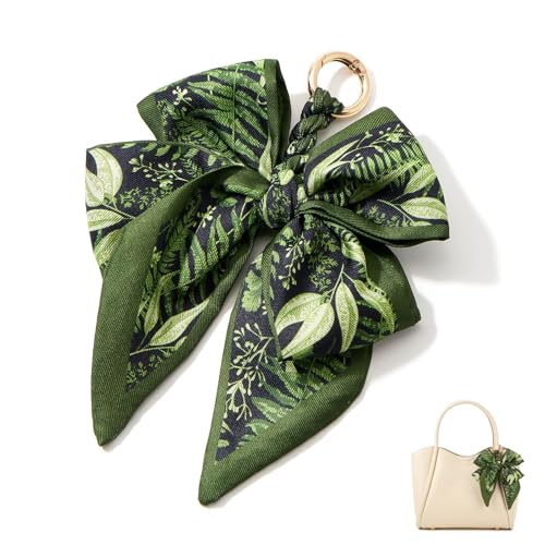 ZOOEASS Bow Purse Charms Women Cute Designer Keychain Scarf Bag Charms for Handbags Tote Bag Accessories Charm Trendy(Style 1-Color 3)