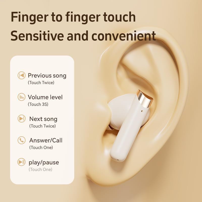 Diagram of M88 earbud touch controls