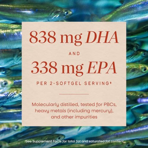Nature's Way Mega-DHA Premium Fish Oil, Omega-3 DHA and EPA, 60 ct - image 4