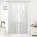 AIZESI 35IN x78.5IN Glitter String Curtain Panel,Window Panel Room Divider Strip Tassel for Wedding Coffee House Restaurant Parts,String Curtains White
