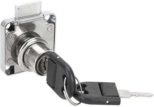 138-22 Serrure de tiroir de Bureau, Serrure de Meuble d'armoire, Serrure antivol d'armoire avec clé, galvanisée et acierUtile et à la Mode