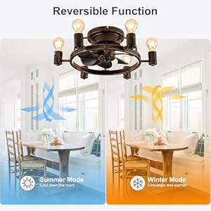 Garwarm Ceiling Fans with Lights and Remote, 20 Inch Low Profile Flush Mount Ceiling Fan with Light, Farmhouse Rustic Industrial Fan Lights Ceiling Fixtures for Bedroom,Kitchen(6 Speed,Timing)-Bronze Garwarm Ceiling Fans with Lights and Remote 20 Inch Low Profile Flush Mount Ceiling Fan with Light Farmhouse Rustic Industrial Fan Lights Ceiling Fixtures for BedroomKitchen6 SpeedTiming Bronze