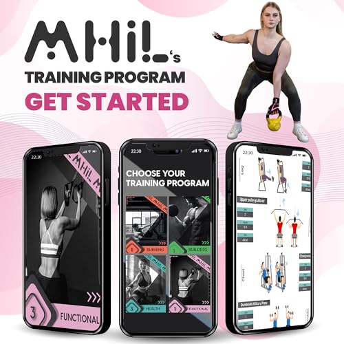 image for MhIL Workout Gloves for Women – Breathable Gym Gloves for Women with