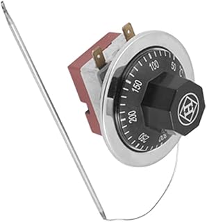 Aexit 50-300 Degree Thermostats & Accessories NC Temperature Control Capillary Thermostat Accessories for Oven
