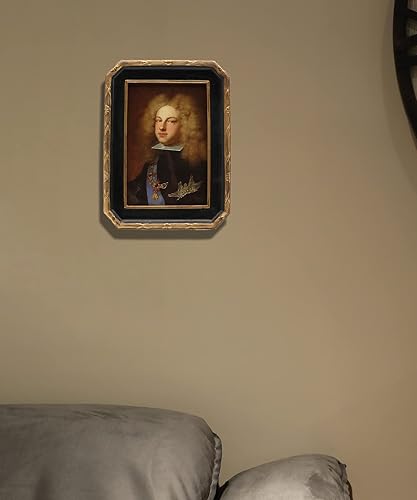 Miniatura 6 de Marco de fotos dorado antiguo de 4 x 6 pulgadas y marco de fotos vintage negro y dorado de 4 x 6, paquete