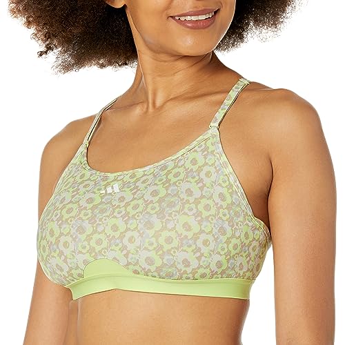 Brassière Adidas Aeroreact Light Support, votre alliée couleur Pulse Lime pour le yoga et pilates