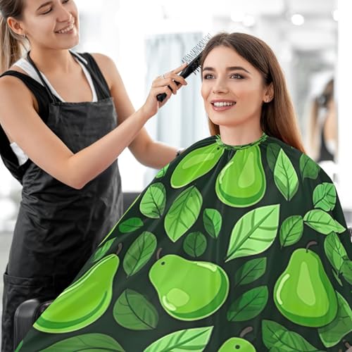 Capa de corte de cabello impermeable profesional MAOBLYR con cierre ajustable de broche para barbería y estilismo miniatura 7