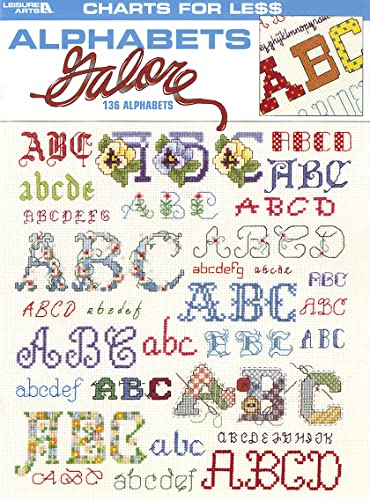 Leisure Arts 136 Alphabet Charts Sewing Book #TOP6