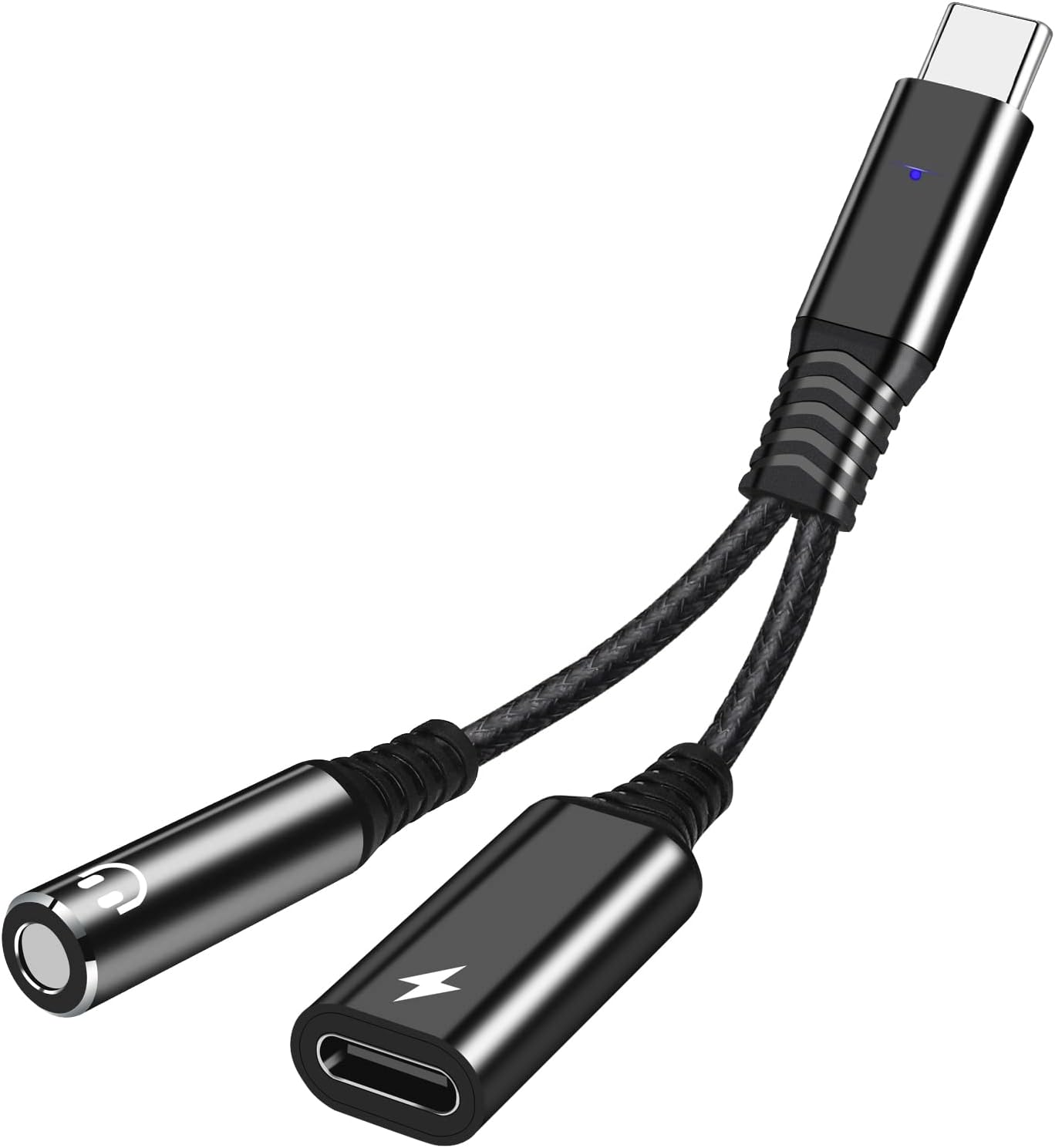 Samsung Galaxy S22 Ultra Headphone Adapter, 2 in1 USB C to