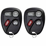 KeylessOption Keyless Entry Remote Control Car Key Fob Replacement for L2C0005T, 16263074-99 (Pack of 2)