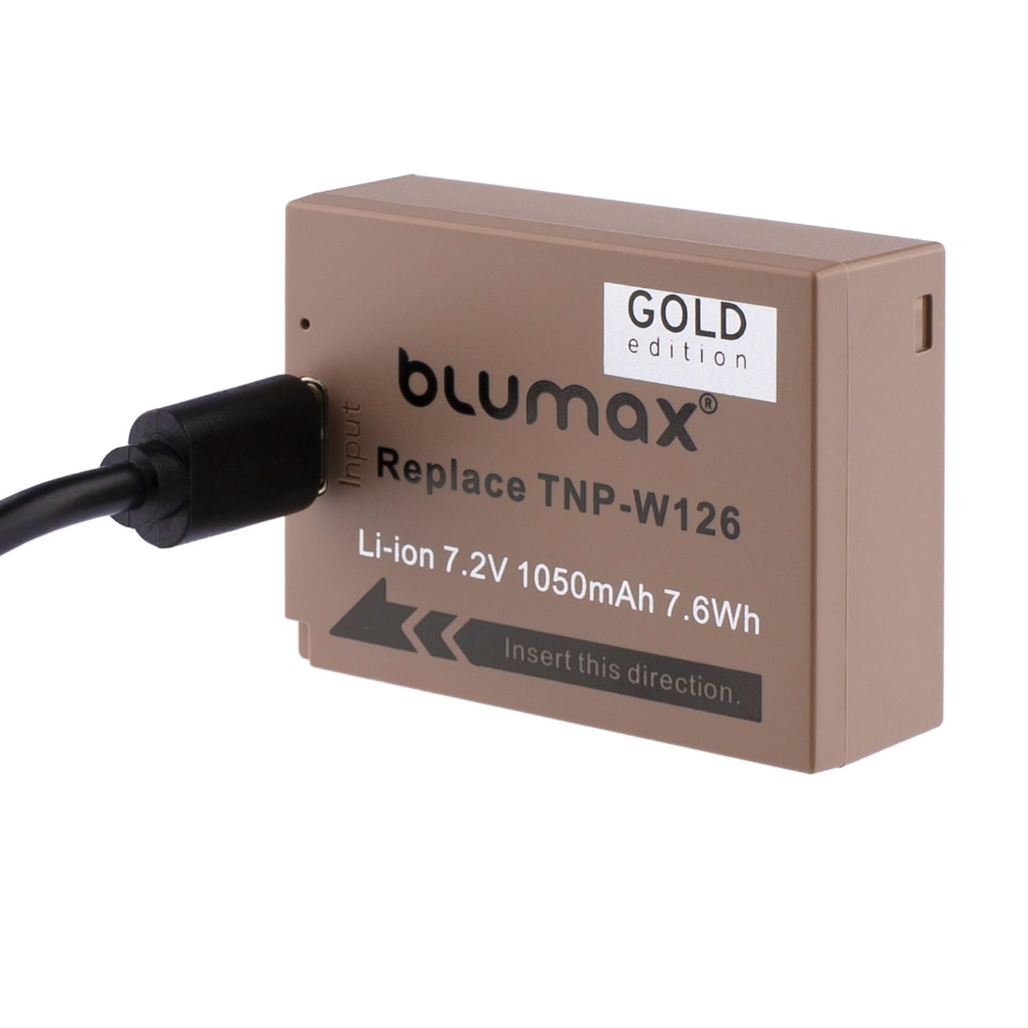 Blumax Bateria zamienna do Fujifilm NP-W126s 1050mAh USB-C do X-M5 X100F X100VI X-A3 X-T3 X-T30 II X-T50