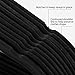 Yaheetech 100 Pack Non Slip Velvet Hangers Heavy Duty Flocked Coat Suit Hangers Space Saving Clothes Racks with 360° Swivel Hook, Black