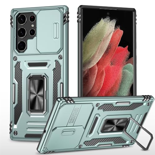 Coque Samsung S20 robuste verte pour éviter les rayures de caméra