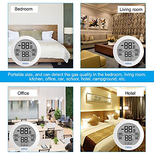 yeacher Sensor de umidade de temperatura interna de umidade de temperatura ambiente Medidor de monit