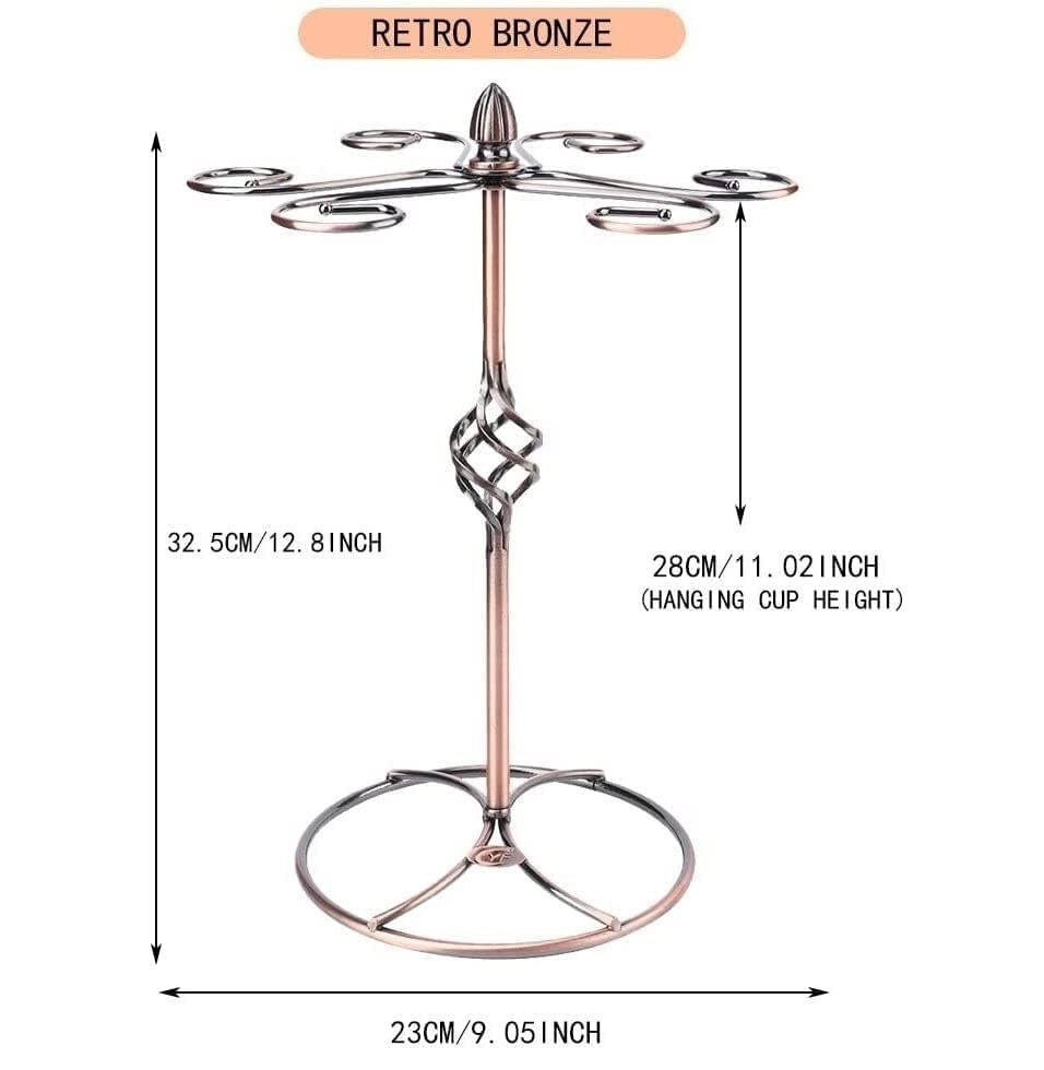 Soporte para botellas de vino estilo retro para mesa miniatura 2