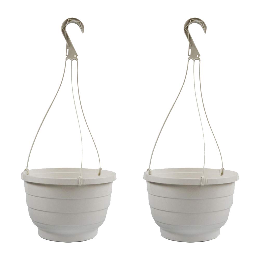 Fixtures White Hanging Basket 25cm x 16cm (2 Pack)