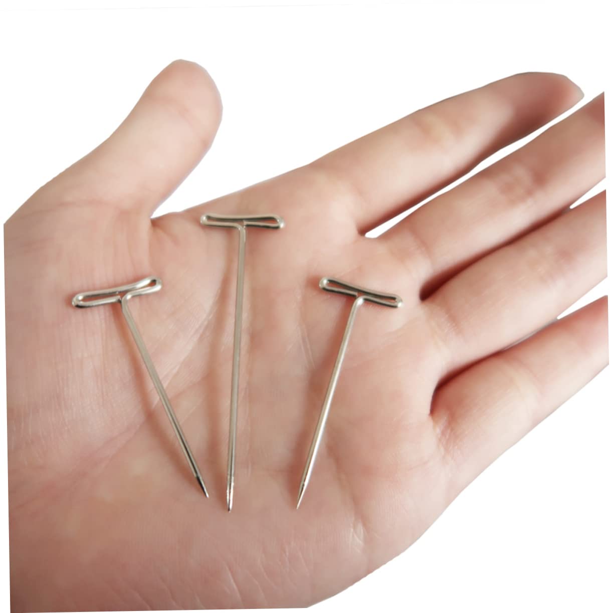 LALAFINA 71pc T-pin Set Wig Needles Set c Curved Needles 260 Yard Thread Ideal for Blocking Sewing Craft Projects