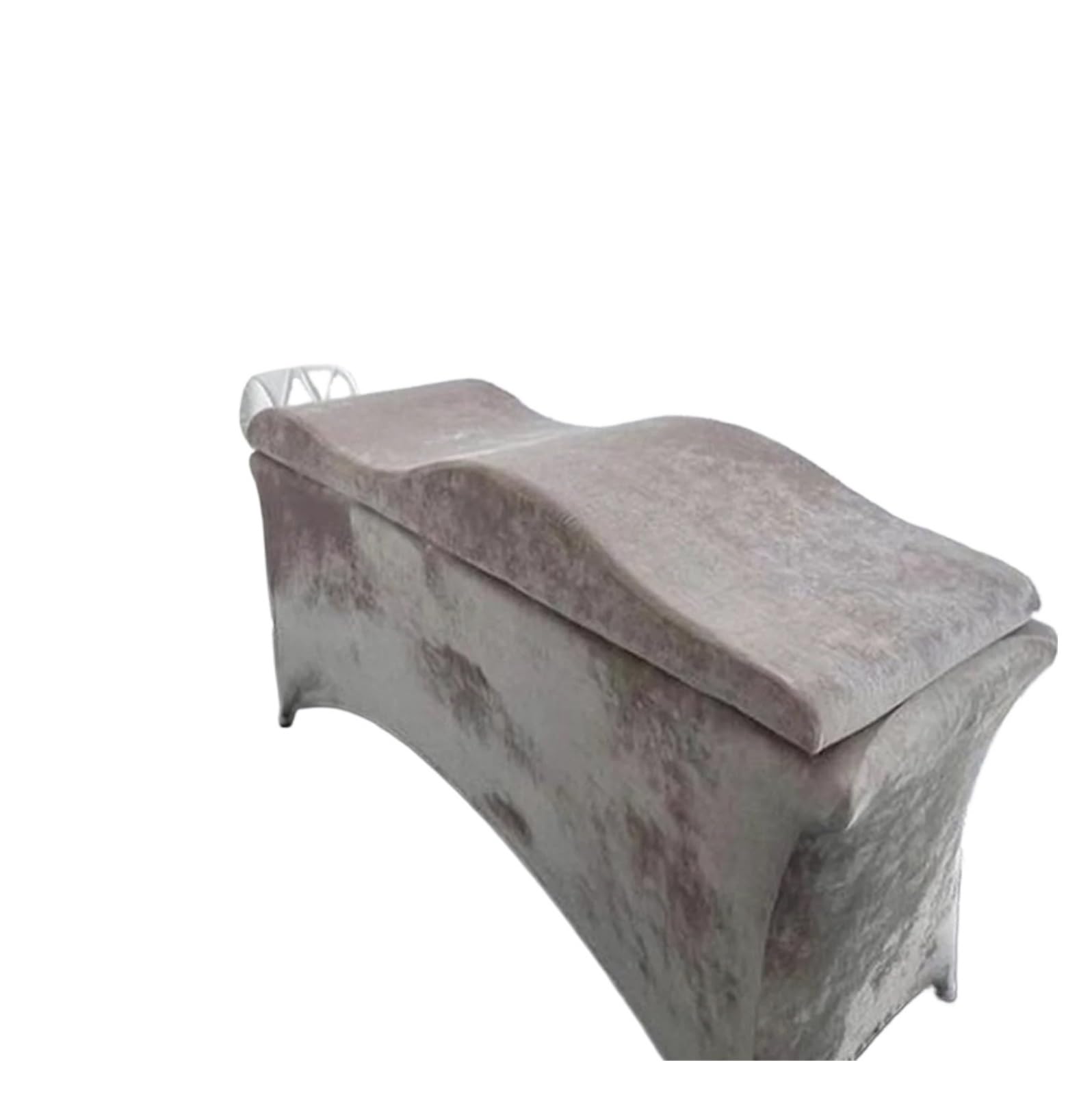 Curved Mattress Bed Topper Beauty Salon Lash Extension Curved Bed Mattress Topper Memory Foam(Khaki Mattress)