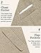 COOFANDY Men Suit Jacket Linen Slim Fit Sport Coat Business Fashion Daily Blazer Light Khaki