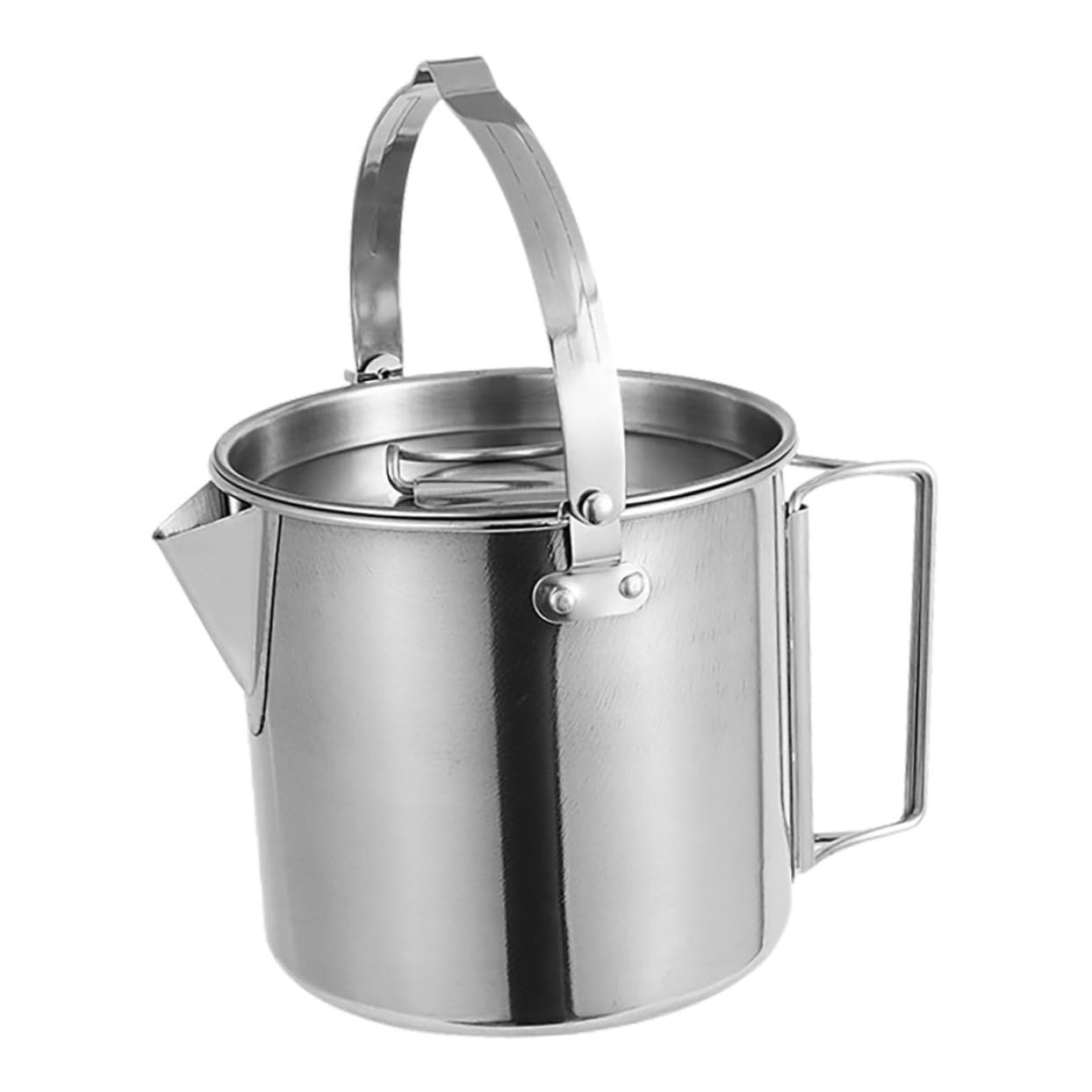 TOYANDONA Hervidor De Agua Portátil Acero Inoxidable Para Exteriores Para Senderismo Camping y Picnics Rápido
