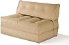 Homedius Mocca Double Folding Bed Reclining Chair Beige Double