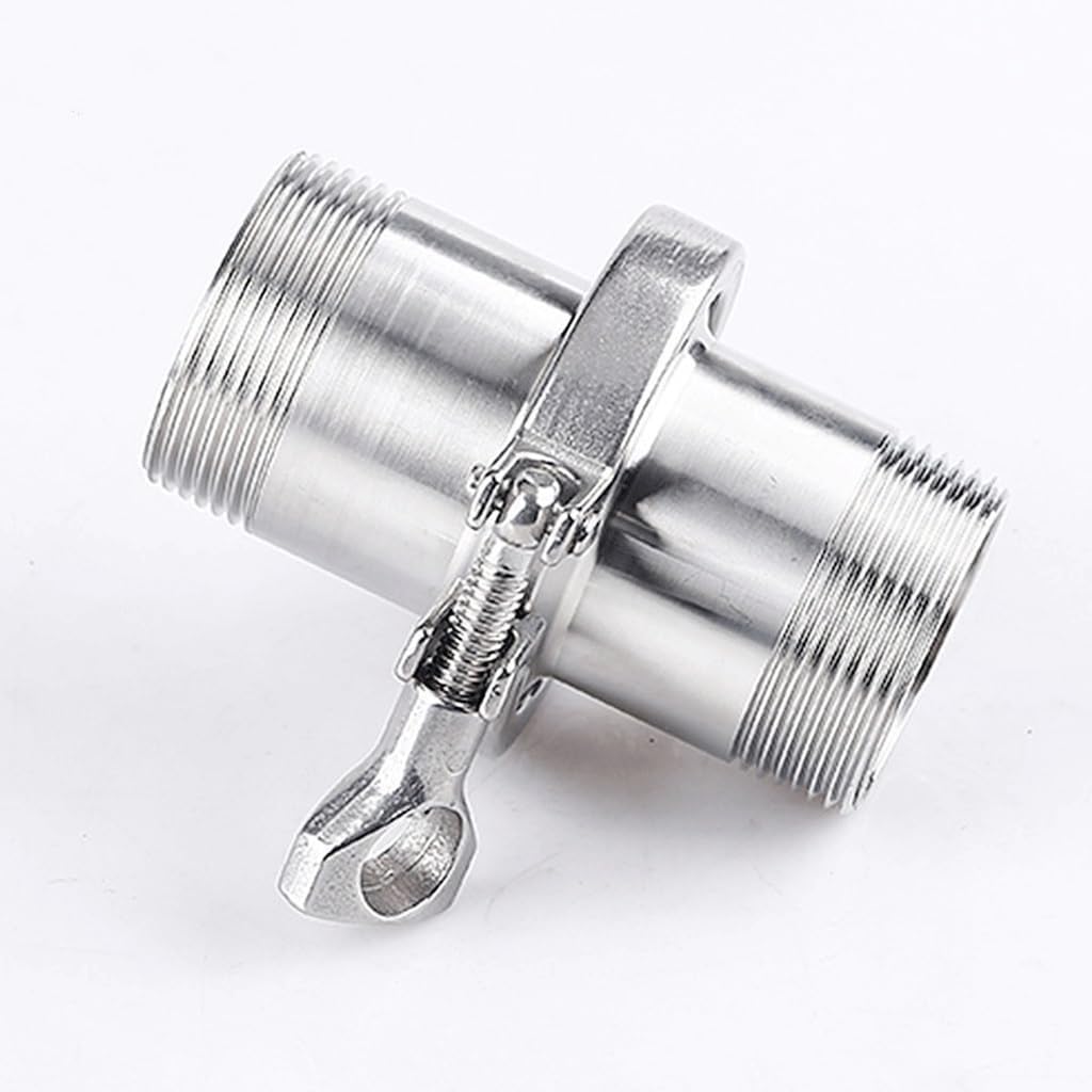 304 stal nierdzewna Tri Clamp Pokrywa Gwint Adapter z uszczelką do armatury sanitarnej, 1 szt. (DN20x50,5)