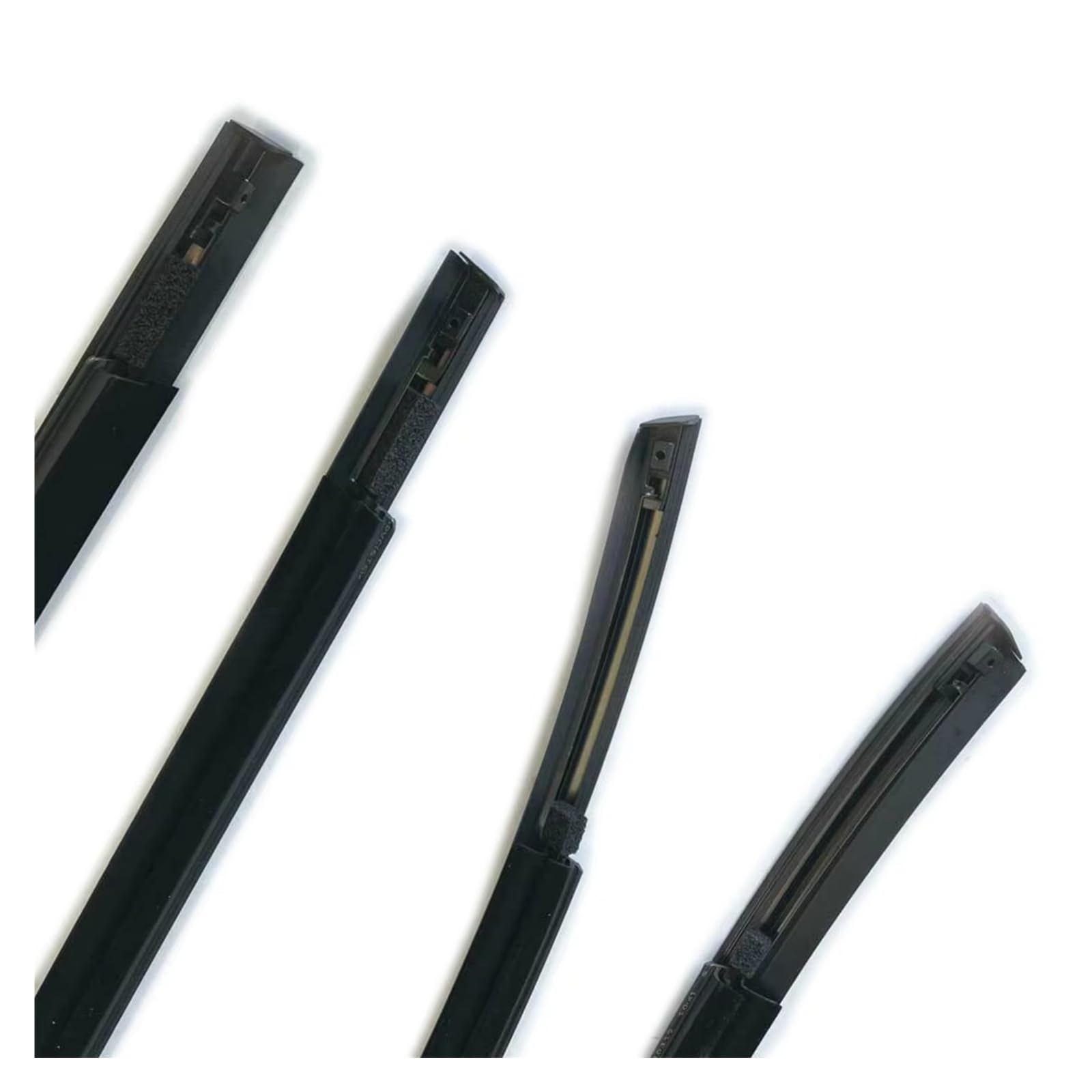Iukmrt Black For Hyundai For Tuscon For Ix35 2010-2015 Hatchback Pressure Sealing Strip 4 X Car Outer Door Windows Rubber Weatherstrip Car Door Seal Protector(Black)