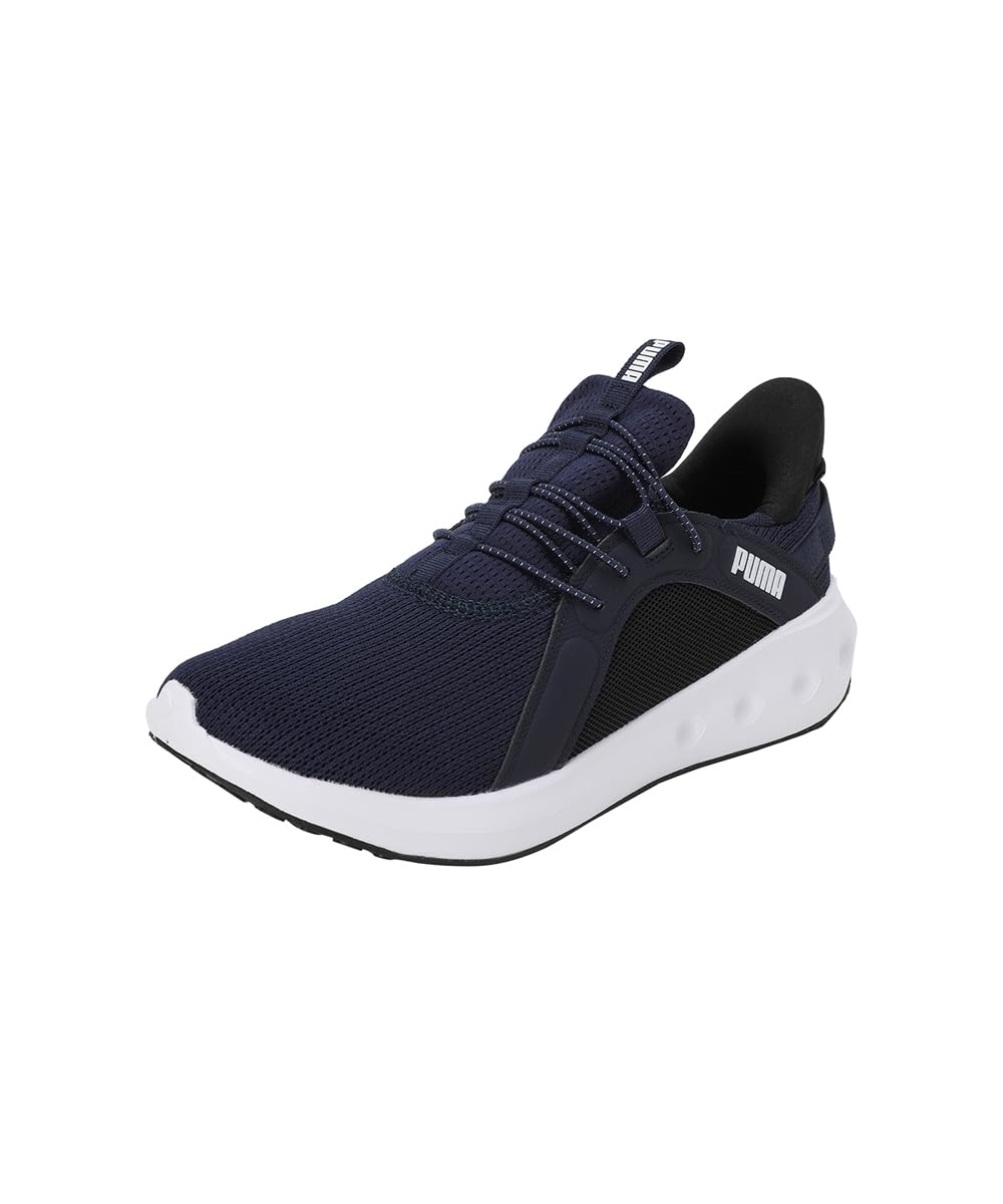 PUMA Unisex SOFTRIDE Carson Ease in Road Running Shoe, Navy Black White, 6.5 UK