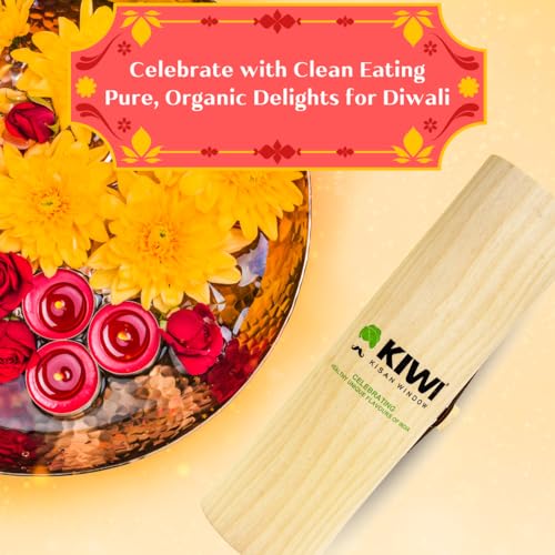 Image of Kiwi Kisan Window Coffee & Sweet Treats Delight- Freeze Dried Coffee (50g), Date & Walnut Laddoo (100g), Almond Chocolate Brittle (100g)-1 Each-Diwali Gift Hamper