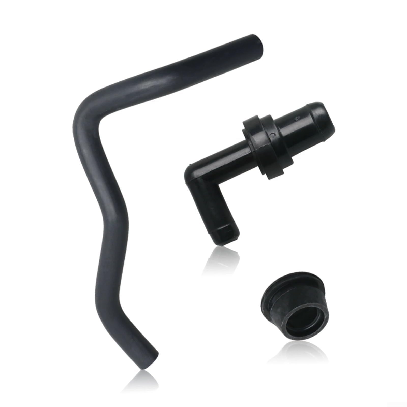 AIKEOU PCV Valve Hose Grommet for Toyota for 4RUNNER for TACOMA T100 for TUNDRA 3.4L V6, Replaces 12261-62041 12204-62010 90480-18001, Black Plastic Engine Cover Seal, 3-Pack