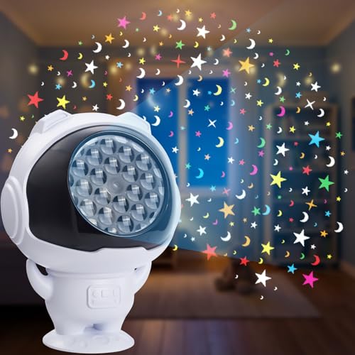 Proyector Estelar Luz de Noche Astronauta Infantil