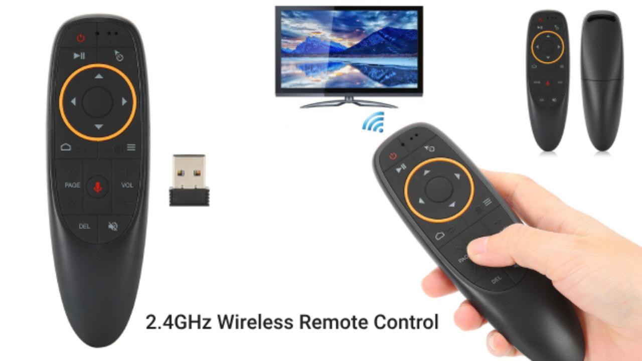 G10 Smart Voice Remote Control 2.4G RF Giroscopio Wireless Air Mouse IR Apprendimento per Android TV Box PC  44
