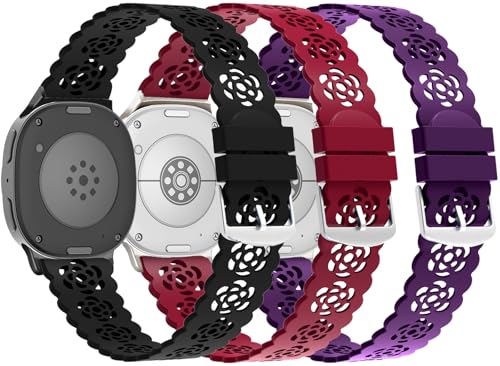 Bracelets sport Galaxy Watch 8 anti-transpiration en silicone souple ajouré