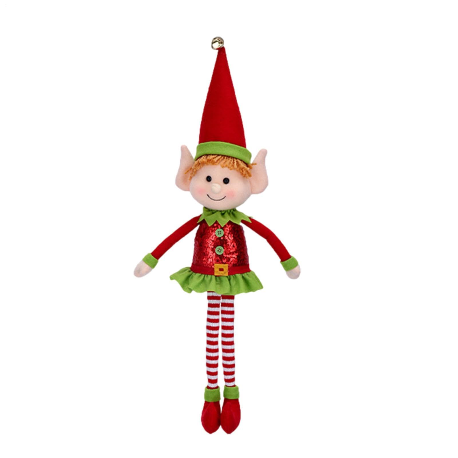 Poupées pour Noël pleines de tendresse, grande peluche décorative pour émerveiller les enfants