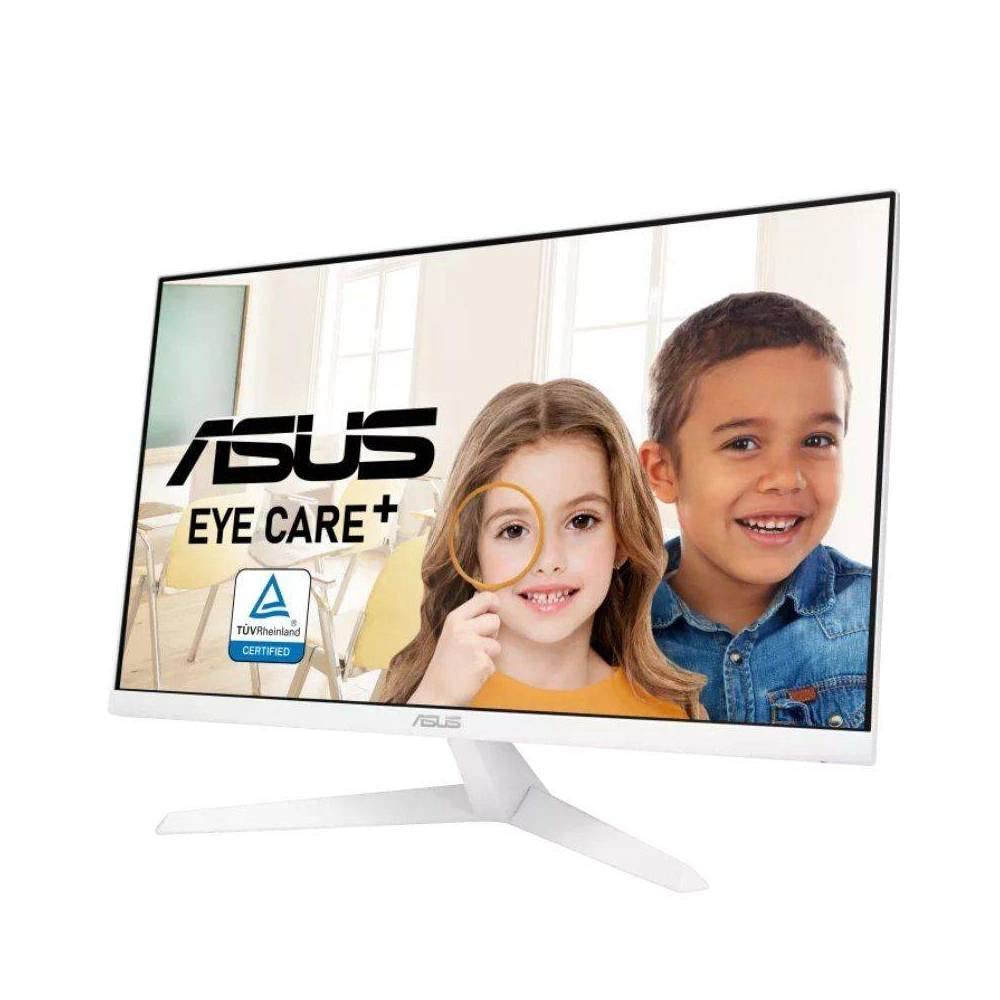 ASUS VY279HE-W Gaming Monitor Weiß - 27 Zoll Full HD - 75 Hz, 1ms MPRT, FreeSync, GameFast Input - IPS Panel, Vesa 100x100, 16:9, 1920x1080, HDMI, D-Sub