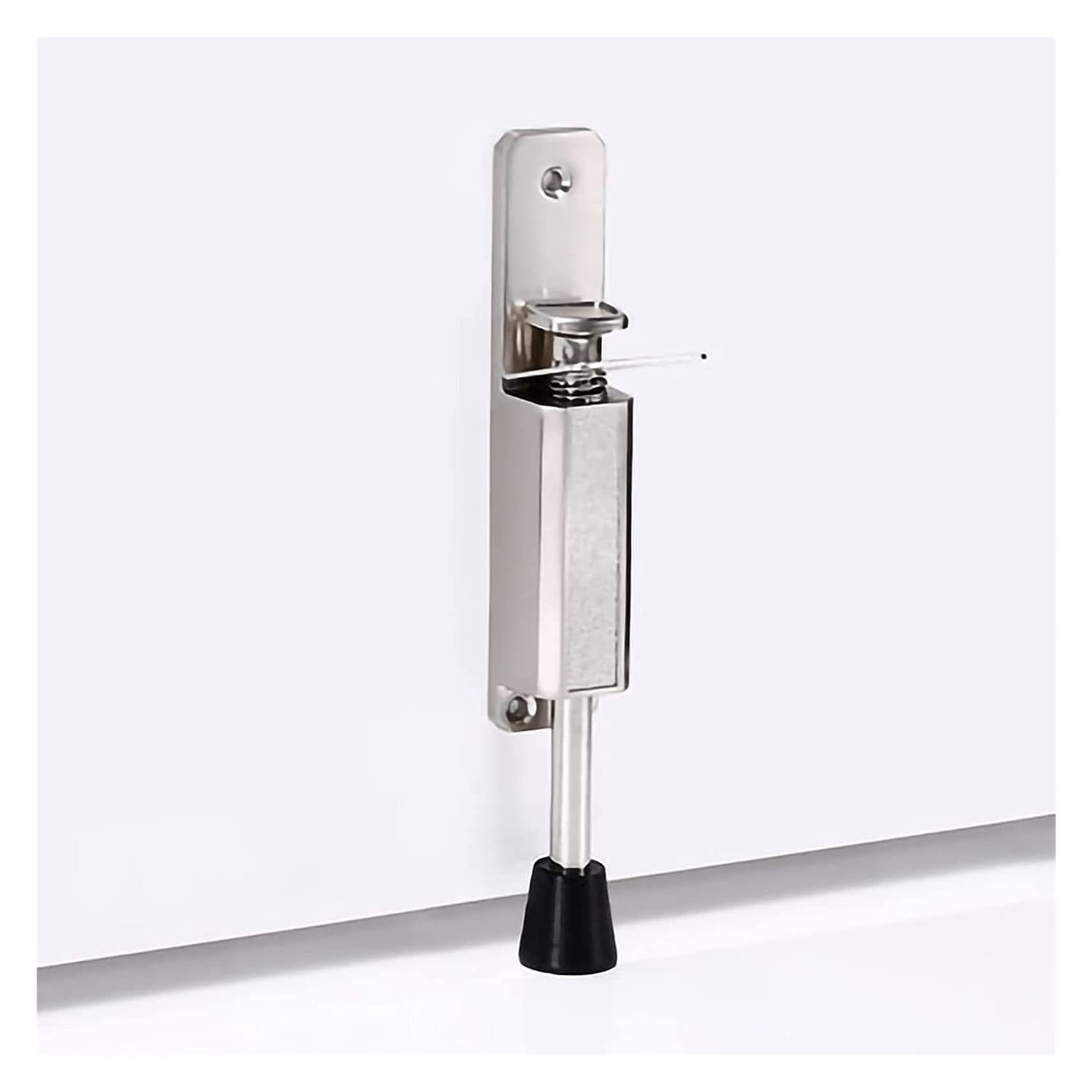 Butée de porte en aluminium pour bloquer les battants sans se baisser