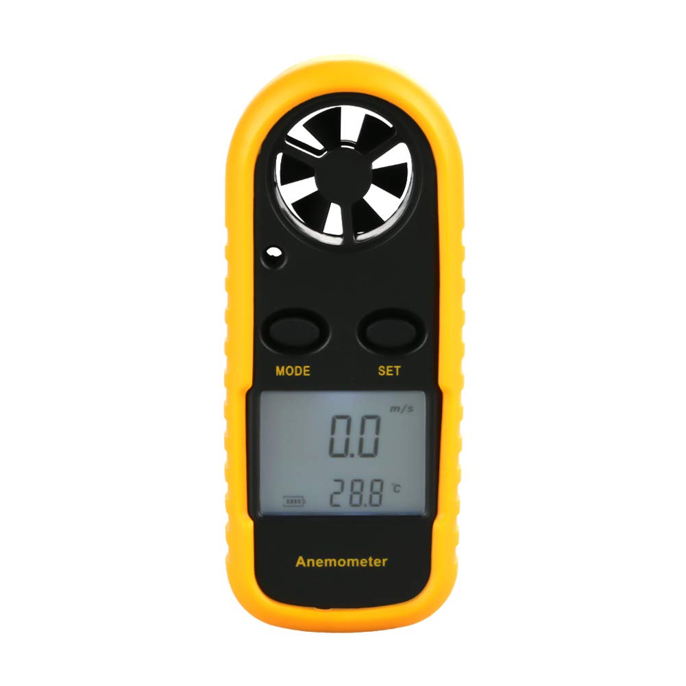 Digitales Windgeschwindigkeitsmessgerät, Anemometer, Luftströmungsgeschwindigkeitsmessgerät, Windgeschwindigkeits-Temperaturmessgerät, Tragbares CFM-Messgerät, Luftstrommessgerät