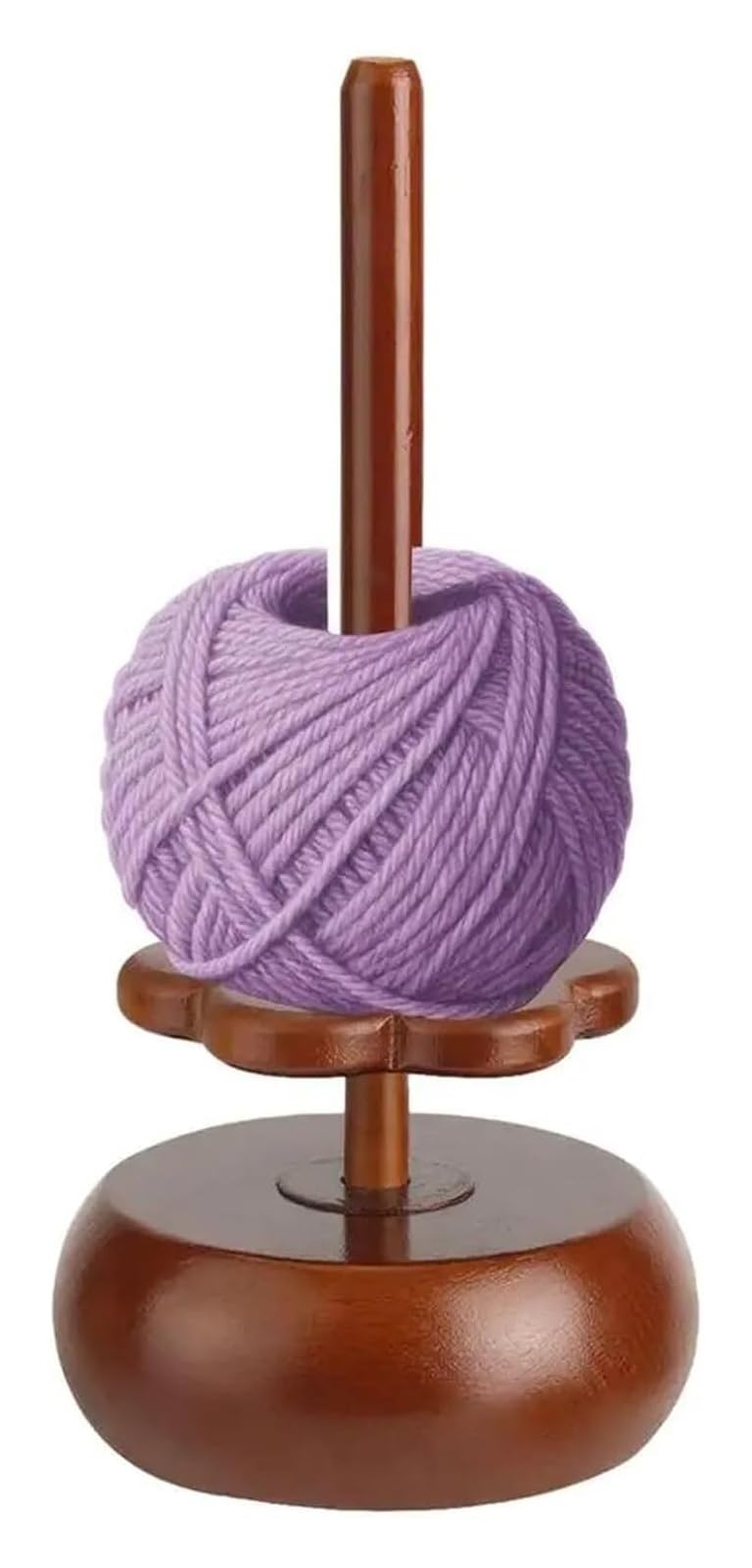 Pzoferlin Color 1 Yarn Rack Wooden Magnetic Yarn Holder And Spinner For Knitting Crocheting(Color 1)