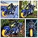 Vangoddy Blue Remote Control Stunt Motorcycle 360-Degree Rotating Drifting RC Toy with Lights and Sounds for Boys Girls Kids