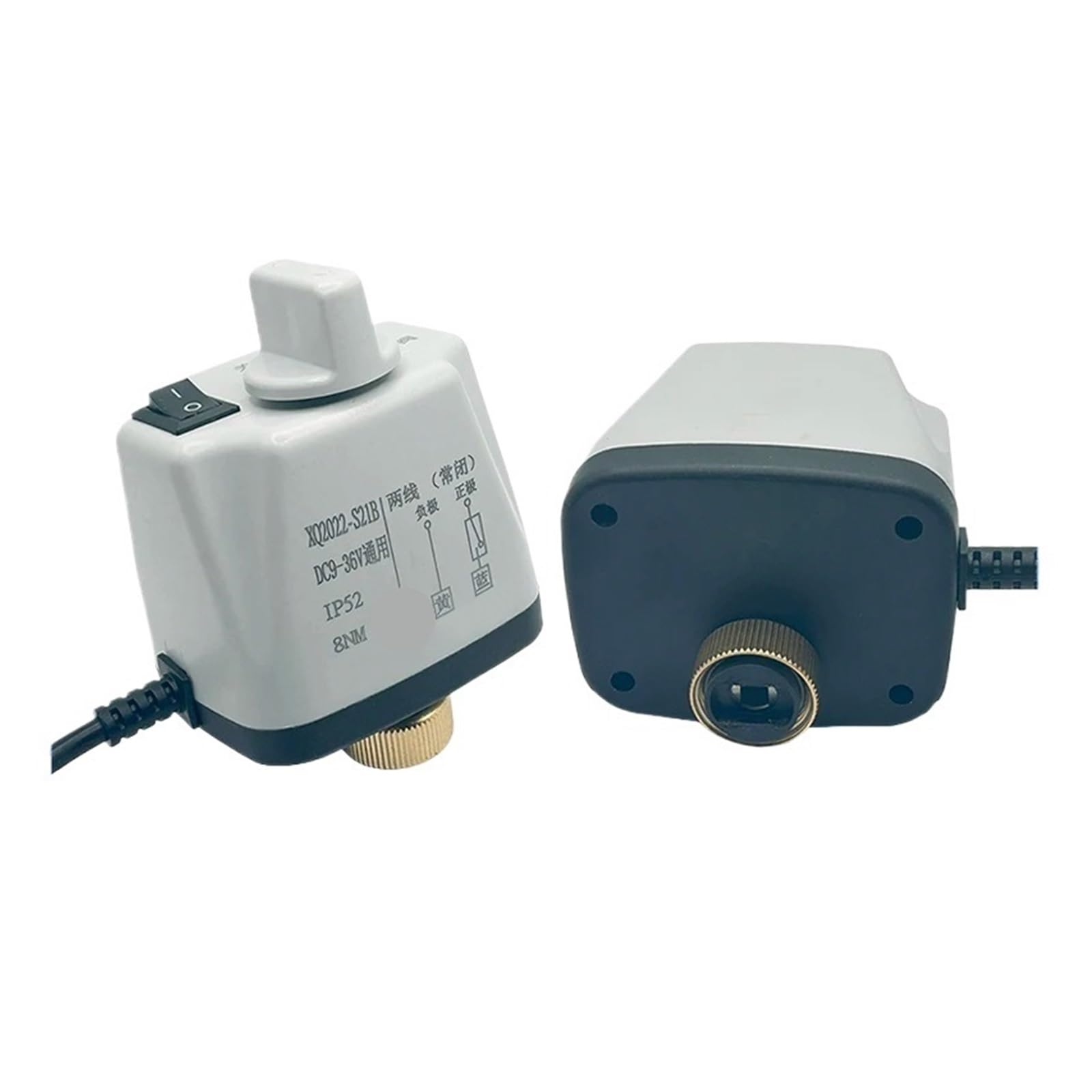 Attuatore motorizzato for valvola a Sfera con Interruttore Manuale