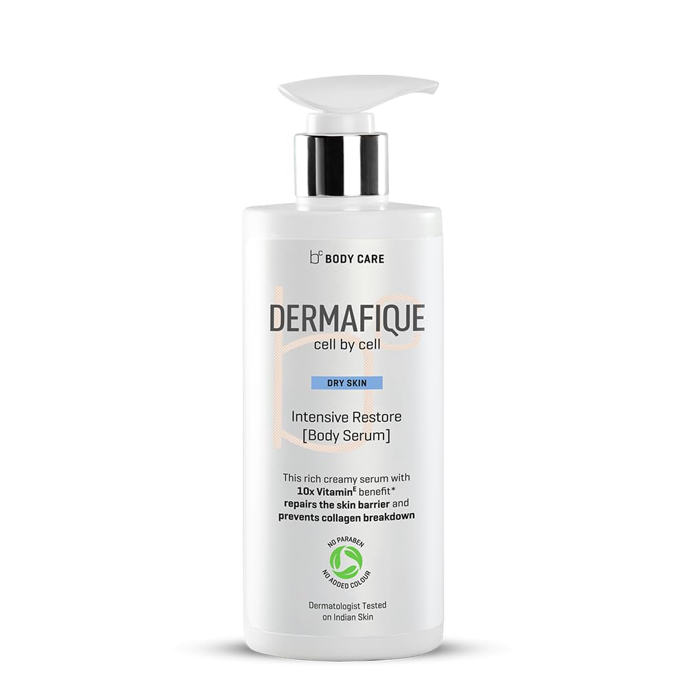 Dermafique Dermatologist Tested Intensive Restore Body Serum for Dry Skin (300 ml)