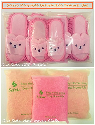 Selric Bear Super Chenille Microfiber Washable Mop Slippers Shoes For Kids, Floor Dust Dirt Hair Cleaner, Multi-Sizes Multi-Colors Available 7 Inches Kids Size #TOP7