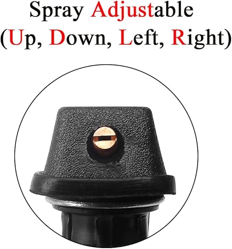 Miniatura 7 de EC01-67-50YA Boquillas de limpiaparabrisas ajustables de alta calidad para Mazda Tribute 2001-2006 | Protege 1999-2003 | RX-7 (1992-2002) |,