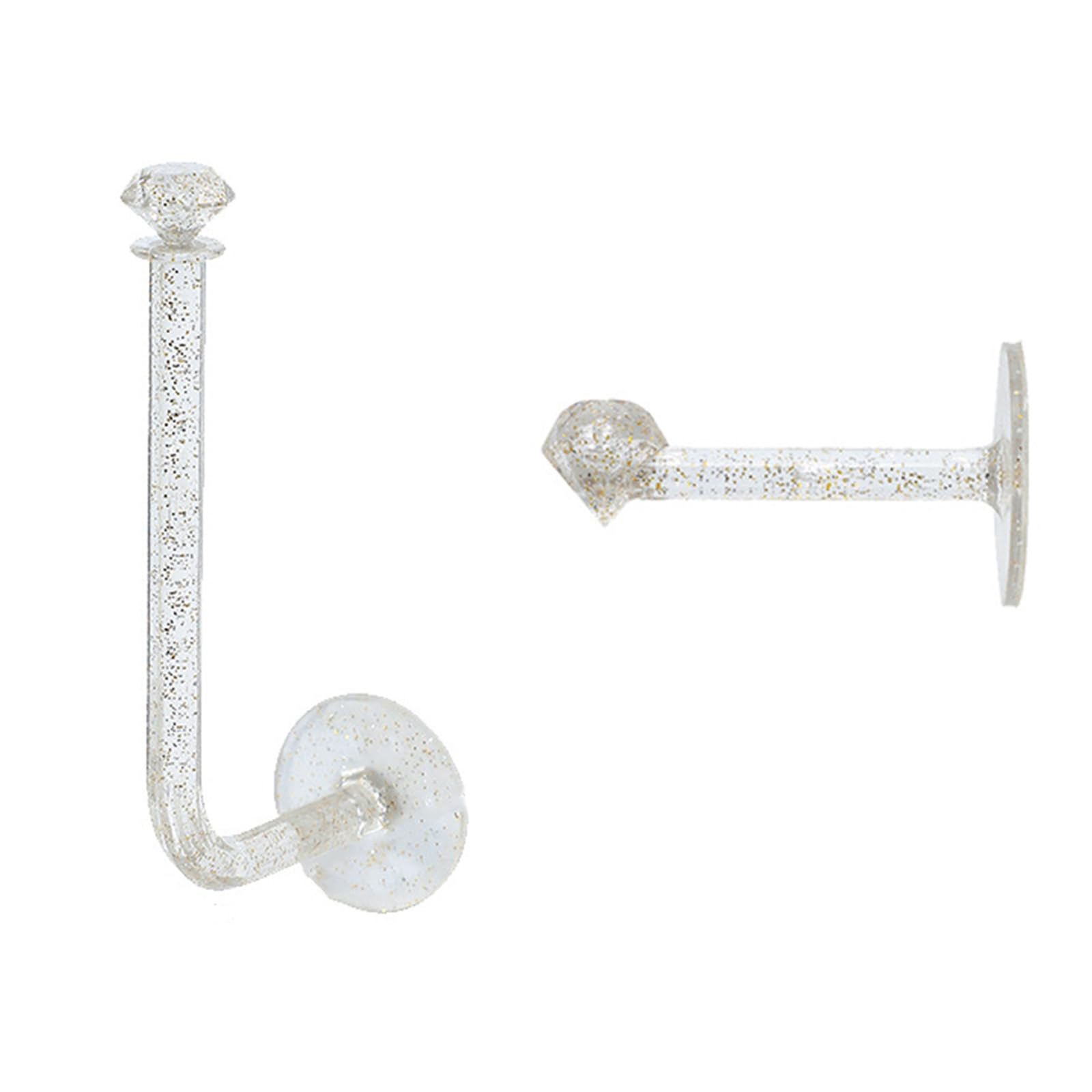Msioytog Multipurpose Clear Headbands Holder Scrunchie Organizers Stand with Unique Storage Shelf for Stylish Room Decors Hair Accessories Storage