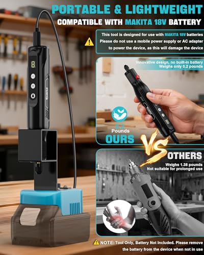 Ecarke 18V Makita-Battery Rotary Tool