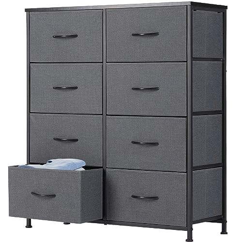 DUMOS 8 Drawer Dresser for Bedroom, Fabric Storage...