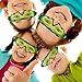 AGM Kids Night Vision Goggles, Adjustable Spy Gear Night Mission Goggles with Flip-Out Lights Green Lens